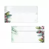 Sigel DU177 Christmas Garland Envelope DIN comprido (DL, 110 x 220 mm), sem janela, branco/verde, 90 g/m², 50 unidades