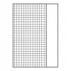 Papel de recarga para fichário Oxford A4 quadriculado 50 folhas 4 furos com margem branco 400131580