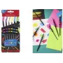 Conjunto de pincéis de pelo sintético Faber-Castell com 6 unid. e zona de pega soft-touch, robusto, sintético macio - 1 unid. (481622)