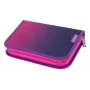 Estojo HERLITZ Dip Dye rosa/lilás, 31 peças, poliéster, 205 x 140 x 38 mm, 2 abas, fecho de correr 400205910