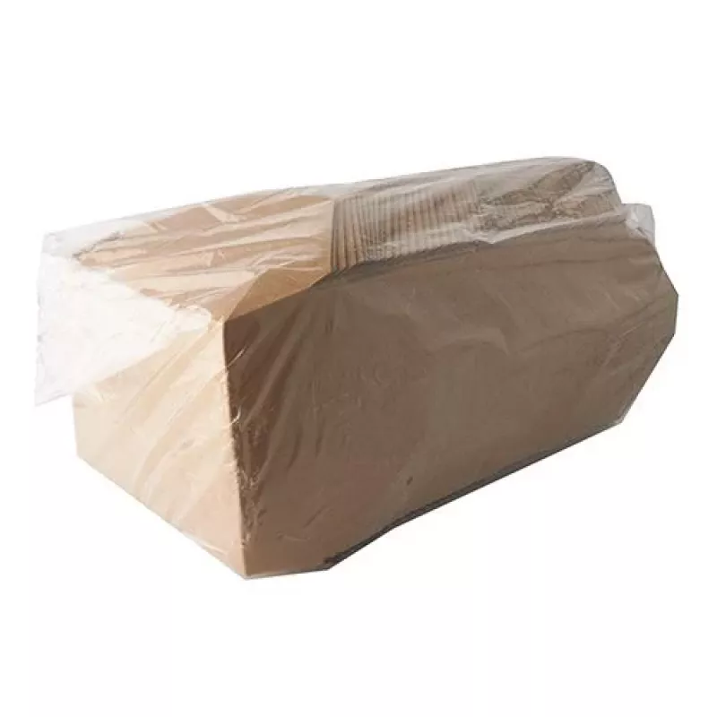 Recipiente de alimentos descartável Papstar 87612, cartão com revestimento PLA, castanho, 750 ml, redondo, pack de 25