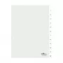Separador DURABLE A4 1-12 com folha de rosto, furação 80/80/80 mm 681019