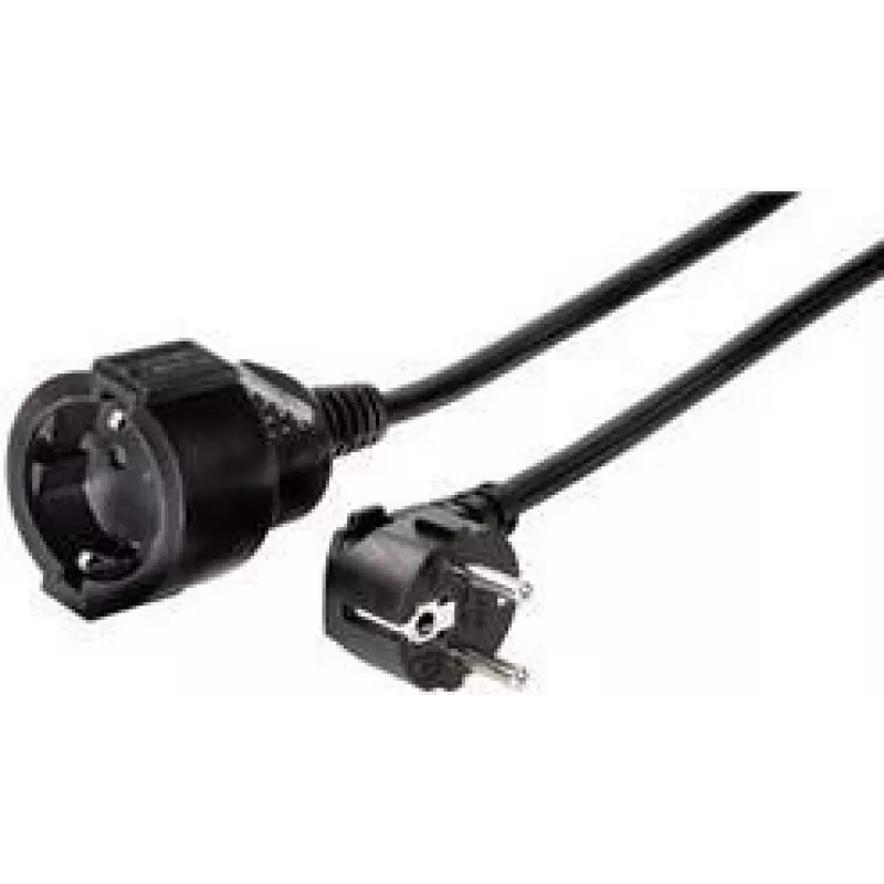 Cabo de extensão e+p SV 32 3m preto Schuko 1 tomada 16A