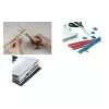 Índices autocolantes DURABLE TABFIX® 200x10 mm, transparentes, 5 unid. 840219