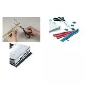 Índices autocolantes DURABLE TABFIX® 200x10 mm, transparentes, 5 unid. 840219