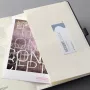 Agenda semanal SIGEL Conceptum 2024 A5 preta com elástico, laço para caneta, capa de pele sintética, 176 páginas, 145 x 210 mm, C2424
