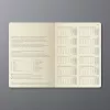 Agenda semanal SIGEL Conceptum 2024 A5 preta com elástico, laço para caneta, capa de pele sintética, 176 páginas, 145 x 210 mm, C2424