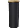 Frasco de conservação Ritzenhoff & Breker Jasper 1,6L grés com tampa de bambu, preto 415322