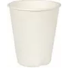 Copos PAPSTAR pure de cana-de-açúcar, 0,2 L, branco, 40 unid., compostáveis e próprios para micro-ondas 89854