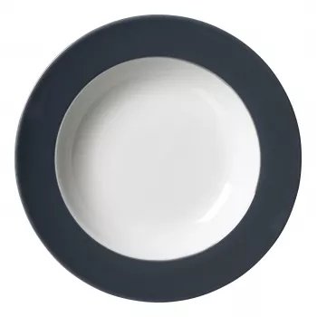 Prato de sopa Ritzenhoff & Breker Doppio antracite 220 mm porcelana, conjunto de 6 430219