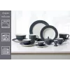 Prato de sopa Ritzenhoff & Breker Doppio antracite 220 mm porcelana, conjunto de 6 430219