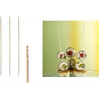 Espetadas para finger food PAPSTAR 90 mm bambu 500 unid. (81097)