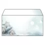 Papel de design SIGEL Snow Star DL 110 x 220 mm 80 g/m² azul/branco DU312