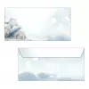 Papel de design SIGEL Snow Star DL 110 x 220 mm 80 g/m² azul/branco DU312