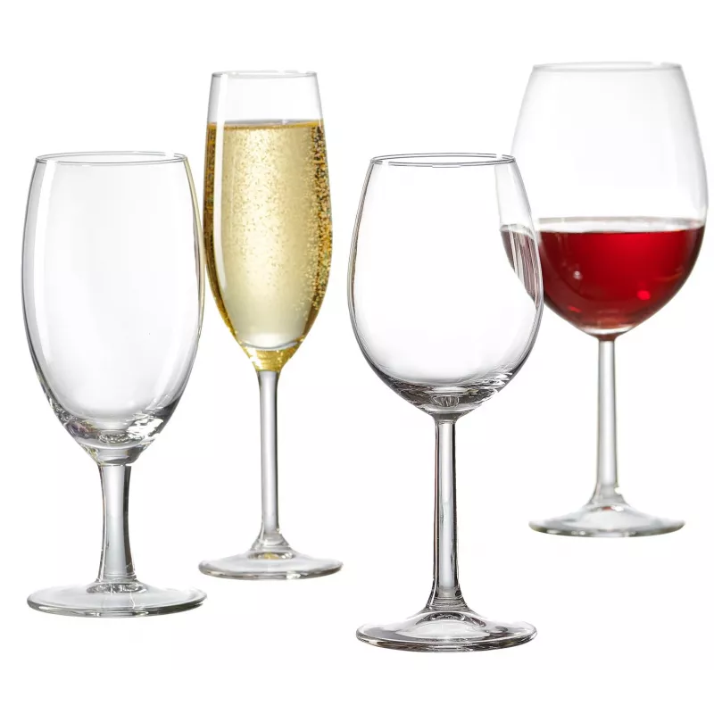 Copo de vinho branco Ritzenhoff & Breker VIO, 320 ml, resistente à máquina de lavar loiça, forma bojuda, altura 200 mm, conjunto de 6 (812169)