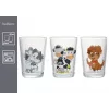 Conjunto de 3 copos Ritzenhoff & Breker HOFTIERE animais da quinta, impressão decorativa 819243