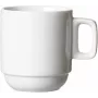Canecas de porcelana Ritzenhoff & Breker BIANCO brancas, 245 ml, conjunto de 6, empilháveis, aptas para máquina de lavar loiça e micro-ondas 429848
