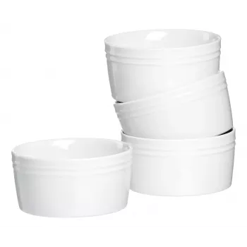 Conjunto de formas de assar Ritzenhoff & Breker BIANCO, 245 ml, 4 peças, porcelana, branco 431452