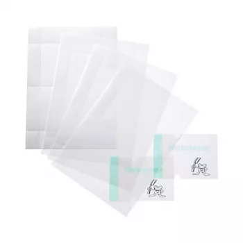 Películas de substituição DURABLE CRYSTAL SIGN, 148 x 148 mm, transparente, 10 folhas (483219)
