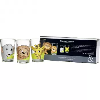 Copo cónico Ritzenhoff & Breker Flirt animais da selva, 205 ml, decorado 674187
