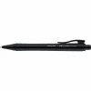 Faber-Castell Daily Ball Caneta esferográfica de pressão, tinta azul, 0,6 mm XB, punho preto antiderrapante 140690
