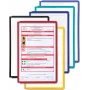 DURABLE SHERPA® PANEL A4 Painel de exposição pack de 5 Preto 560609