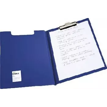 DURABLE Pasta com prancheta STANDARD, DIN A4, Azul-escuro, Película flexível com reforço de cartão 2357-07