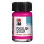 Marabu Tinta para porcelana e vidro, Brilhante, Framboesa, 15 ml 11150039131