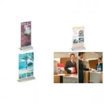 DURABLE PRESENTER 1/3 A4 Suporte em L vertical, Transparente, 99 x 210 mm 858719
