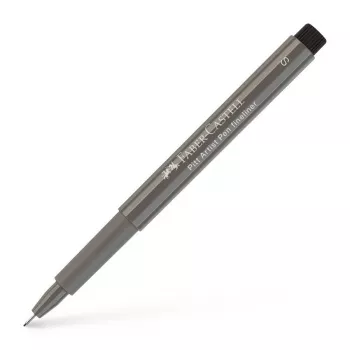 Faber-Castell PITT Artist Pen, Warm Grey IV, Tinta pigmentada, Ponta de pincel, Elevada resistência à luz, 1 caneta 167073