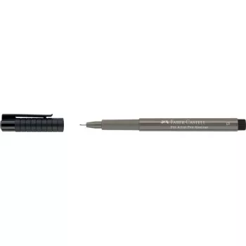 Faber-Castell PITT Artist Pen, Warm Grey IV, Tinta pigmentada, Ponta de pincel, Elevada resistência à luz, 1 caneta 167073