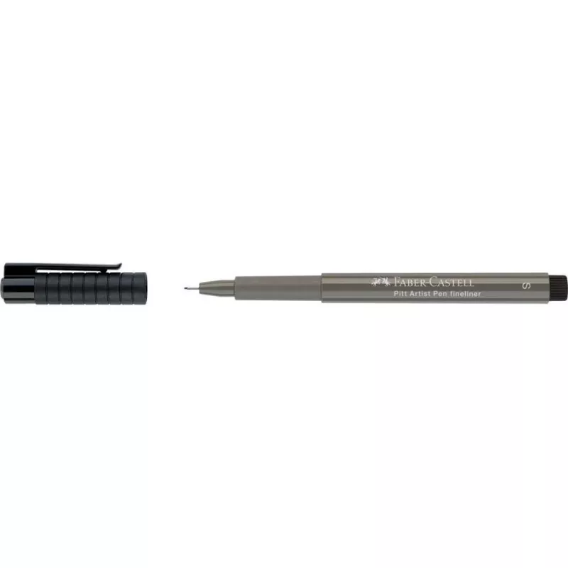 Faber-Castell PITT Artist Pen, Warm Grey IV, Tinta pigmentada, Ponta de pincel, Elevada resistência à luz, 1 caneta 167073