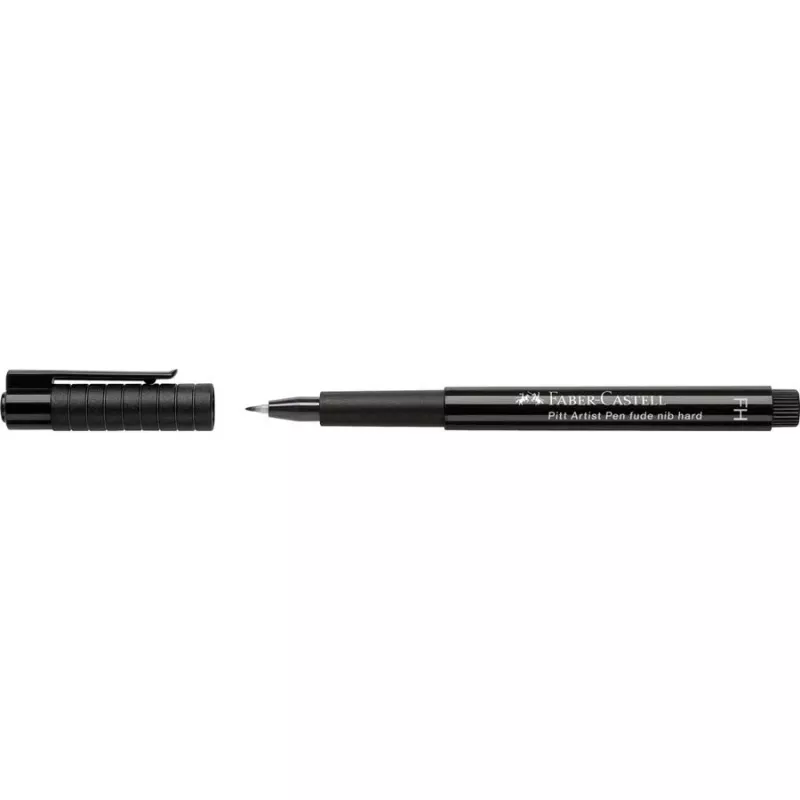 Faber-Castell PITT Artist Pen Fude, tinta pigmentada preta, 1 caneta 167895