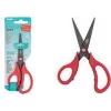 WEDO Gripy Tesoura de trabalhos manuais para canhotos, ponta afiada, 145 mm, Vermelho 771671