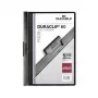 DURABLE DURACLIP 60 A4 Pasta de mola Preta (pack de 25) 220901