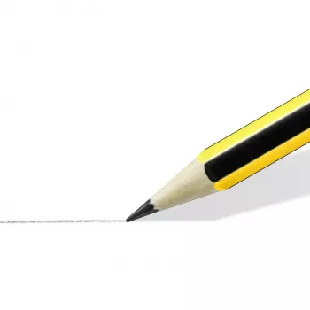 STAEDTLER Noris HB lápis de grafite, hexagonal, amarelo/preto, mina 2 mm, 1 unid. 120HBCA1 P