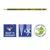 Staedtler Noris conjunto de lápis de grafite HB, 10 unid., amarelo/preto às riscas, hexagonal, madeira FSC, mina superligada, EN 71 120-2BK10D