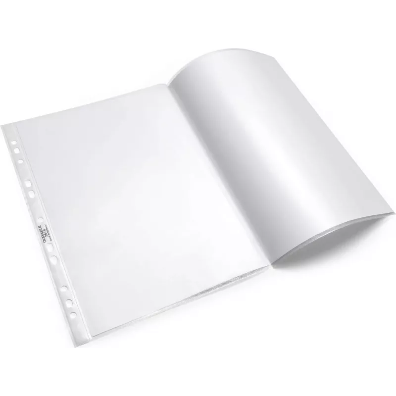 DURABLE BUSINESS capas de documentos A3 à prova de cópia, polipropileno, abertura superior, perfuração universal, pack de 50, cristalino 267019