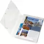 HERLITZ caixa de documentos DIN A4, polipropileno, transparente, lombada 40 mm, 250 x 40 x 330 mm 1948678