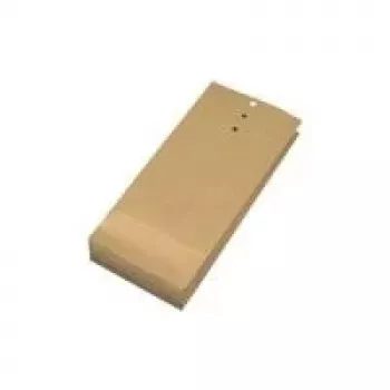 MAILmedia 40117-7 saco de fundo em fole para amostras, 2x dobrado, 3 furos (fole de fundo 50 mm), castanho natural, 120 g/m²