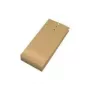 MAILmedia 40117-7 Saco de amostra com fole, 2 vincos, perfurado com 3 furos (fole de 50 mm), castanho natural, 120 g/m²