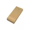 MAILmedia 40117-7 Saco de amostra com fole, 2 vincos, perfurado com 3 furos (fole de 50 mm), castanho natural, 120 g/m²