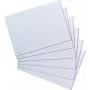 Herlitz fichas DIN A4, pautadas, brancas, 170 g/m², sem madeira, linhas azuis, frente e verso (10621282)