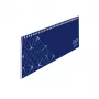 herlitz calendário de mesa compacto 2023, azul, semana em duas páginas, encadernação em espiral, alemão 50042104