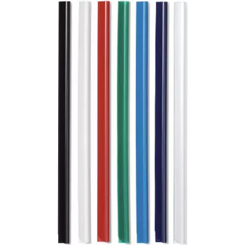 DURABLE DURACLIP barras de fixação A4 6 mm transparente (pack de 50) 293119