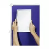 DURABLE DURAFRAME GRIP A4 moldura informativa, autocolante, preta, 1 unid. 496823