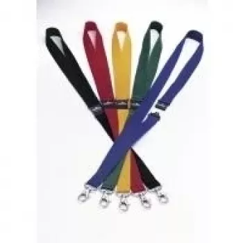 DURABLE Cordão têxtil 20 com mosquetão, vermelho, 10 unidades (813703)