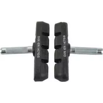 Pastilhas de travão V-Brake FISCHER para aros de alumínio e aço, encaixáveis, DIN EN 14766, 1 unid. (85189)