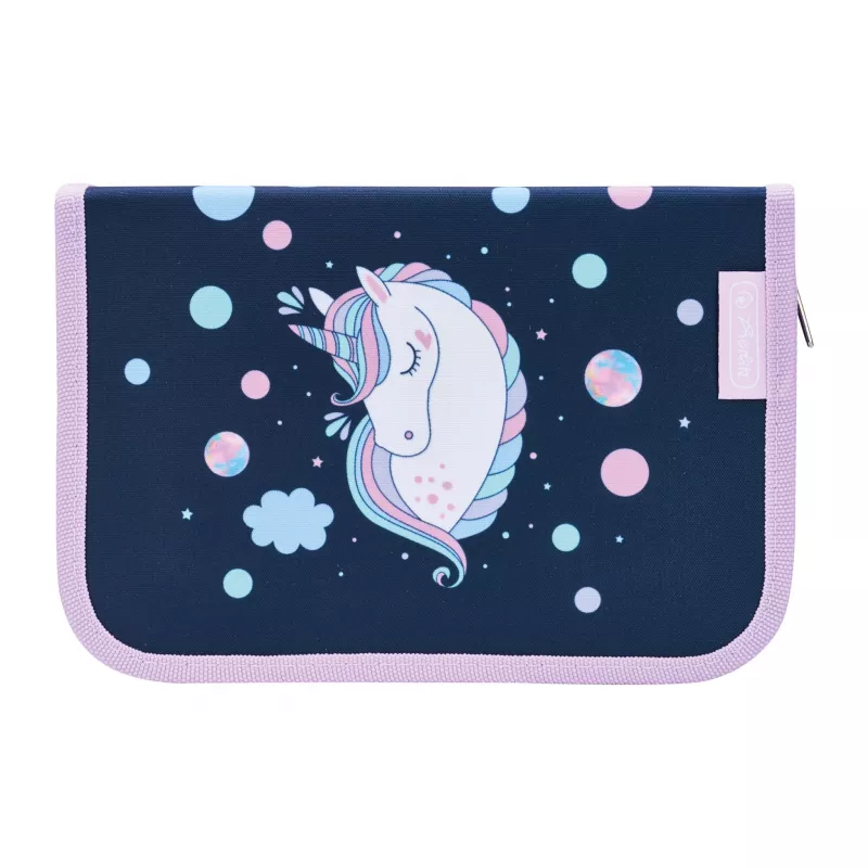 Estojo Herlitz Unicorn Dreams, 31 peças, poliéster, 205 x 140 x 38 mm 400197092