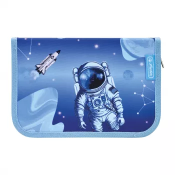 Estojo herlitz Cosmic Explorer, 31 peças, poliéster, 205 x 140 x 38 mm, 2 abas, design espacial 400197095